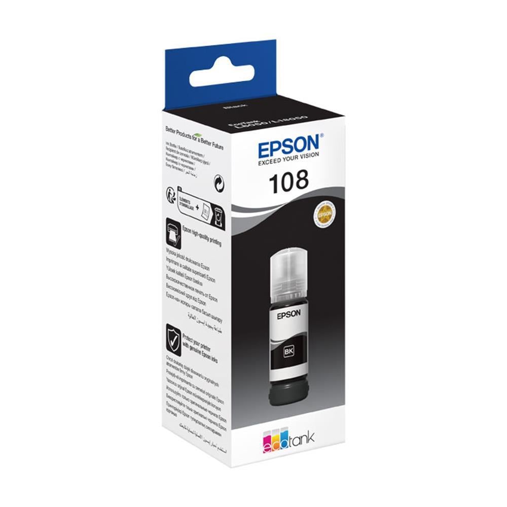 Epson 108 Siyah ( Black ) Orijinal Kartuş