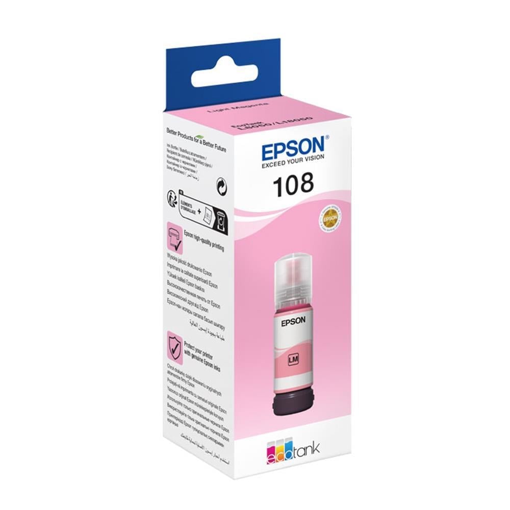 Epson 108 Açık Kırmızı ( Light Magenta ) Orijinal Kartuş