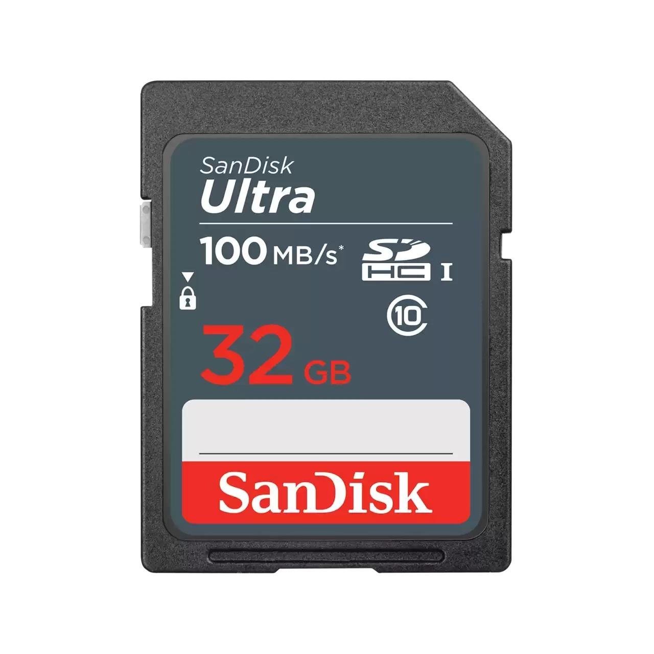SanDisk Ultra 32GB 100 mb/s SD Hafıza Kartı